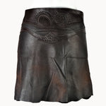 Doenya Mini Rok 'Boho' Leer , boho, Ibiza stijl - Doendoe Webshop