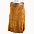 Doenya Midi Rok 'Boho' cognac, boho, Ibiza stijl - Doendoe Webshop