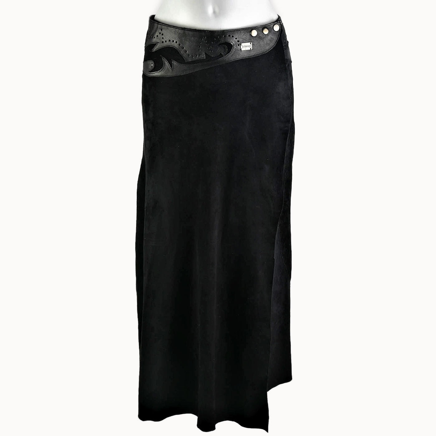 Doenya Lange Rok 'Boho' zwart, boho, Ibiza stijl - Doendoe Webshop