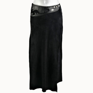 Doenya Lange Rok 'Boho' zwart, boho, Ibiza stijl - Doendoe Webshop