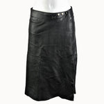 Doenya Midi Rok 'Elegance' Leer zwart, boho, Ibiza stijl - Doendoe Webshop