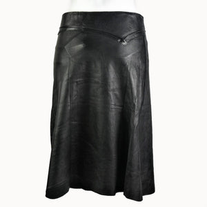 Doenya Midi Rok 'Elegance' Leer , boho, Ibiza stijl - Doendoe Webshop