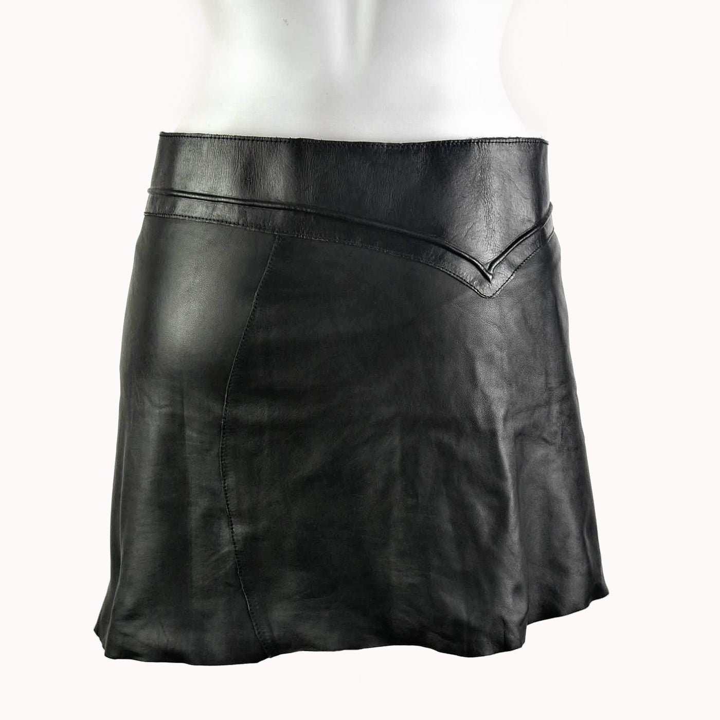 Doenya Mini Rok 'Elegance' Leer , boho, Ibiza stijl - Doendoe Webshop