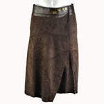 Doenya Midi Rok 'Elegance' bruin, boho, Ibiza stijl - Doendoe Webshop