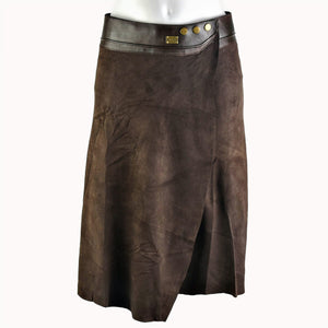 Doenya Midi Rok 'Elegance' bruin, boho, Ibiza stijl - Doendoe Webshop
