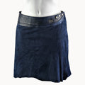 Doenya Mini Rok 'Elegance' blauw, boho, Ibiza stijl - Doendoe Webshop