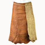Doenya Midi Rok ‘Mandala’ naturel, boho, Ibiza stijl - Doendoe Webshop