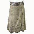 Doenya Midi Rok 'Simplicity' grijs, boho, Ibiza stijl - Doendoe Webshop