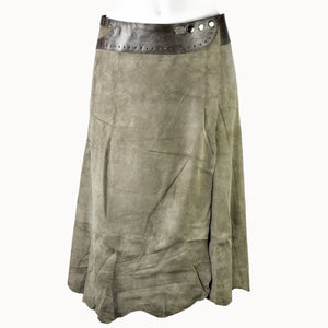 Doenya Midi Rok 'Simplicity' grijs, boho, Ibiza stijl - Doendoe Webshop