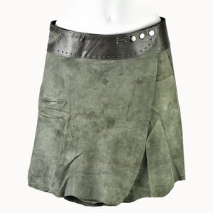 Doenya Mini Rok 'Simplicity' taupe, boho, Ibiza stijl - Doendoe Webshop