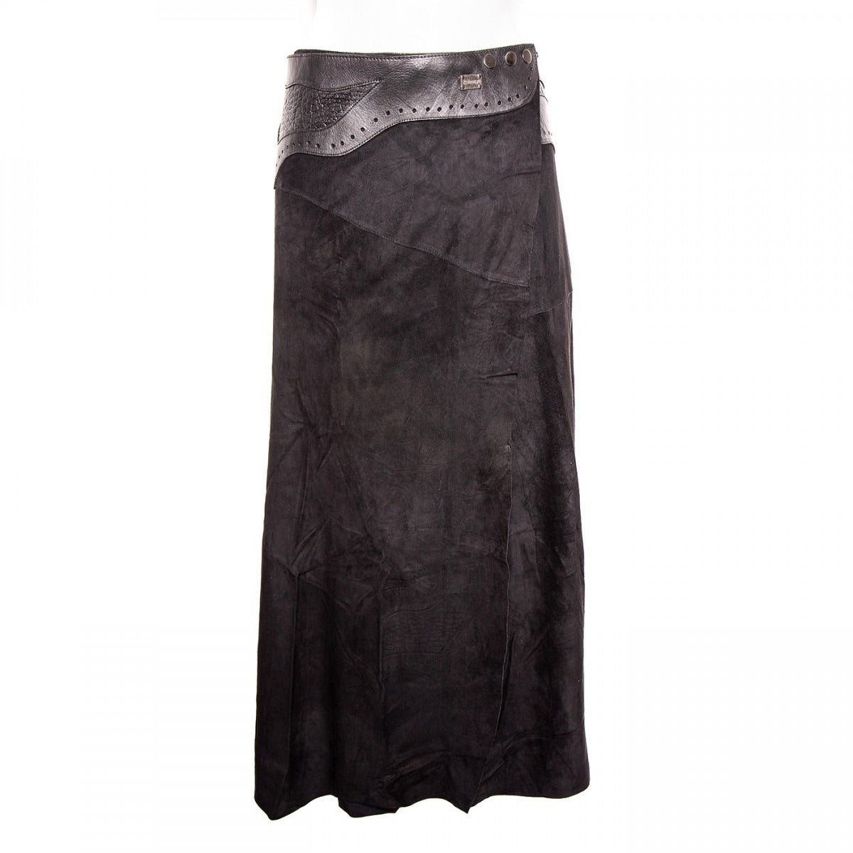 Doenya Lange Rok 'Inlay' zwart, boho, Ibiza stijl - Doendoe Webshop