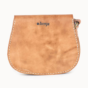 Doenya Leren Tas 'Calla' , boho, Ibiza stijl - Doendoe Webshop