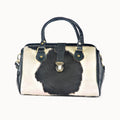 Doenya Leren Tas 'Frou' zwart, boho, Ibiza stijl - Doendoe Webshop