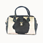 Doenya Leren Tas 'Frou' zwart, boho, Ibiza stijl - Doendoe Webshop