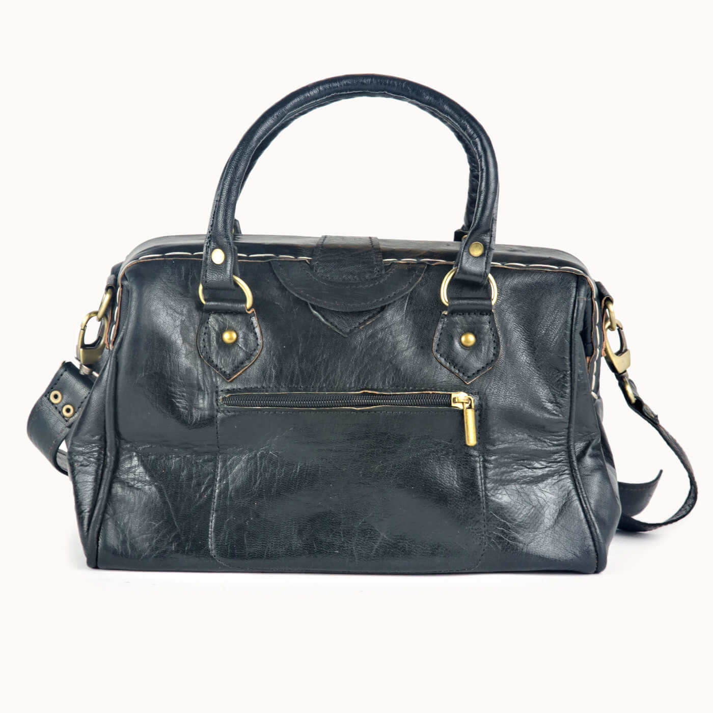Doenya Leren Tas 'Frou' , boho, Ibiza stijl - Doendoe Webshop