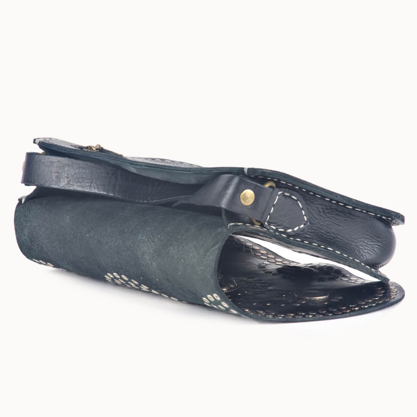 Doenya Leren Tas ‘Jade’ , boho, Ibiza stijl - Doendoe Webshop