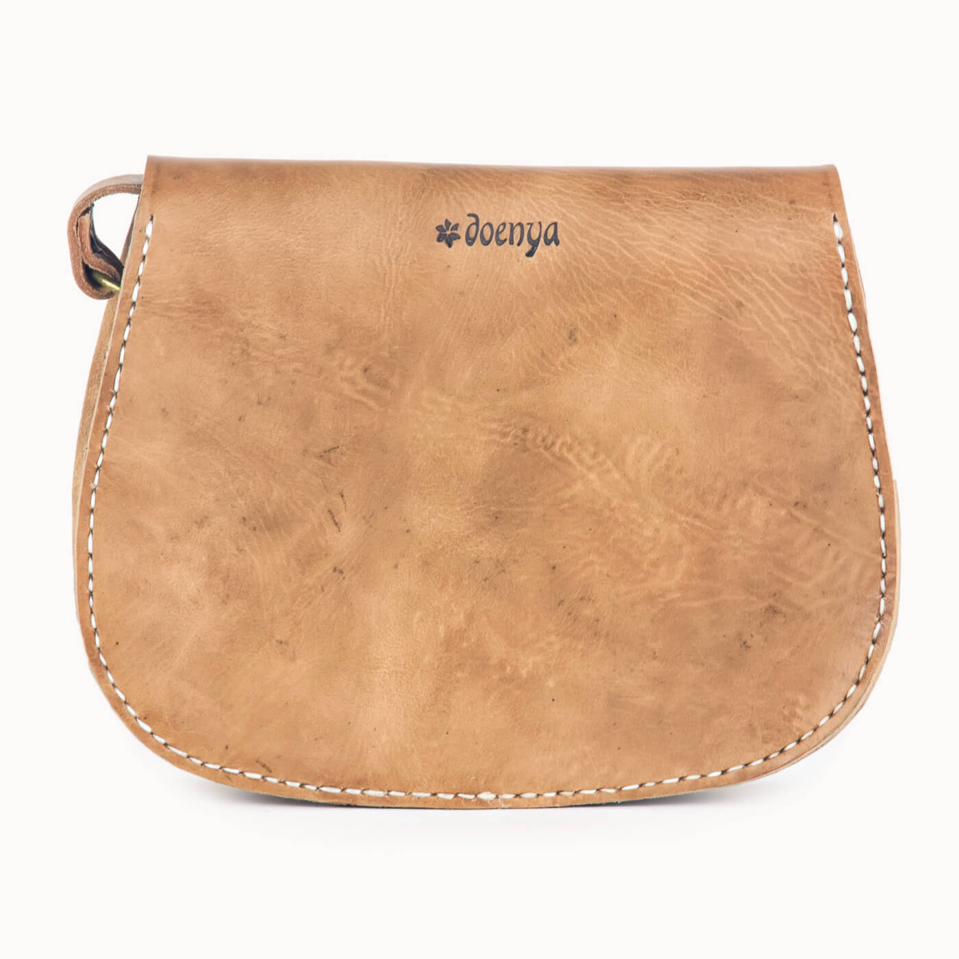 Doenya Leren Tas ‘Jade’ , boho, Ibiza stijl - Doendoe Webshop