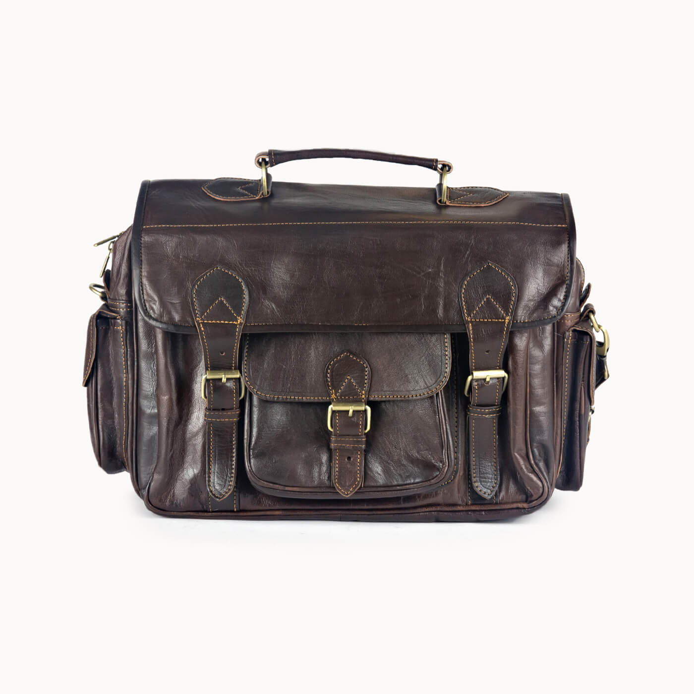 Doenya Leren Tas 'Kahuna' bruin, boho, Ibiza stijl - Doendoe Webshop