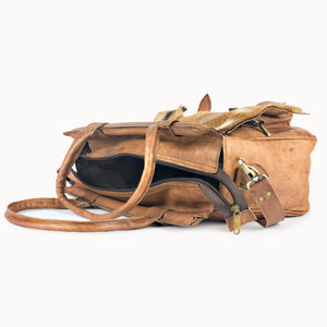 Doenya Leren Tas 'Kayla' , boho, Ibiza stijl - Doendoe Webshop