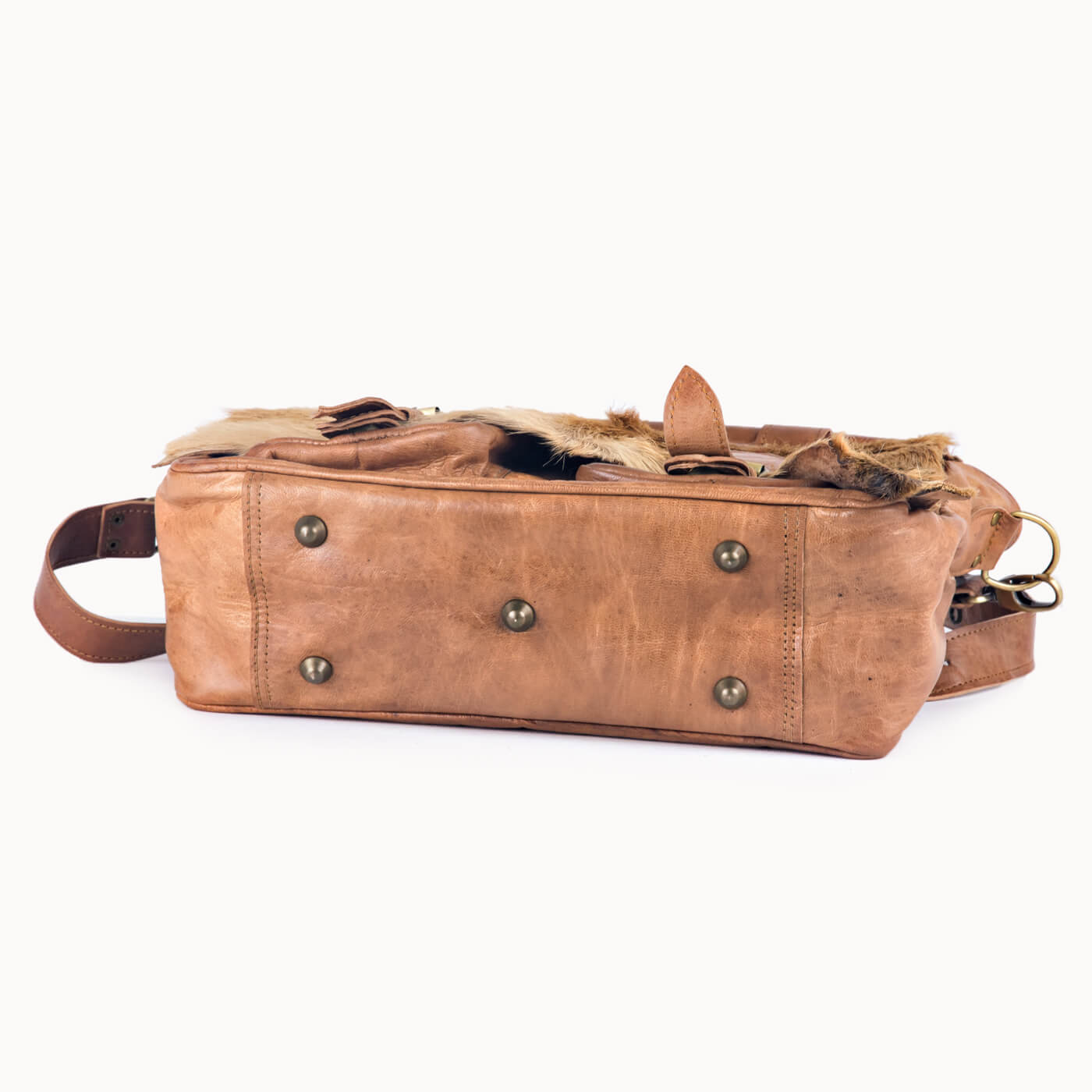 Doenya Leren Tas 'Kayla' , boho, Ibiza stijl - Doendoe Webshop