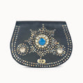 Doenya Leren Tas ‘Odalis’ zwart, boho, Ibiza stijl - Doendoe Webshop