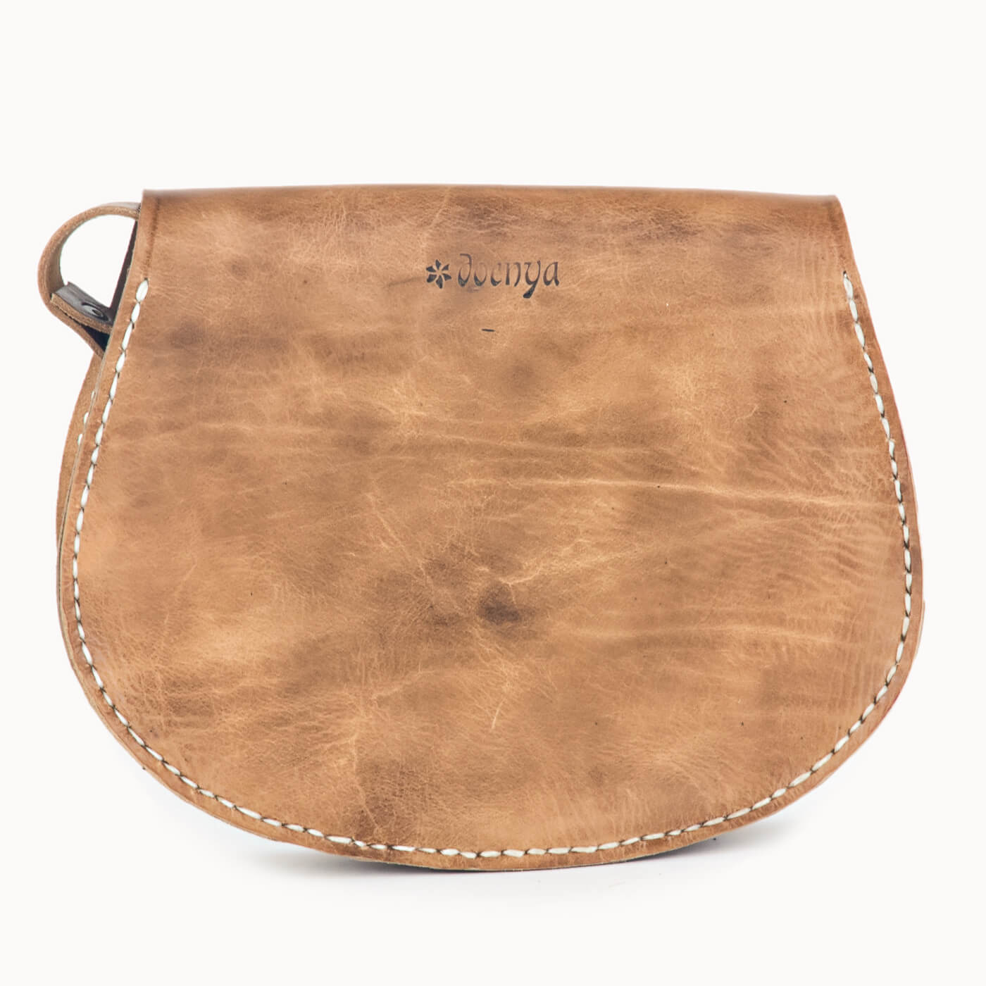 Doenya Leren Tas ‘Odalis’ , boho, Ibiza stijl - Doendoe Webshop