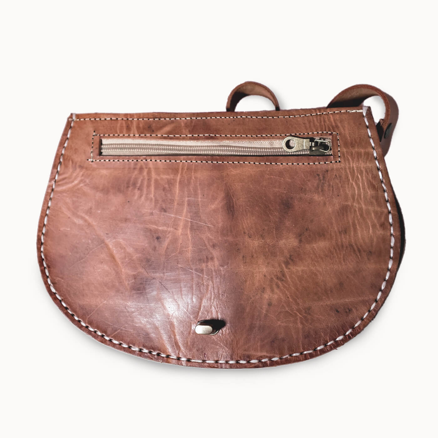 Doenya Leren Tas ‘Odalis’ , boho, Ibiza stijl - Doendoe Webshop