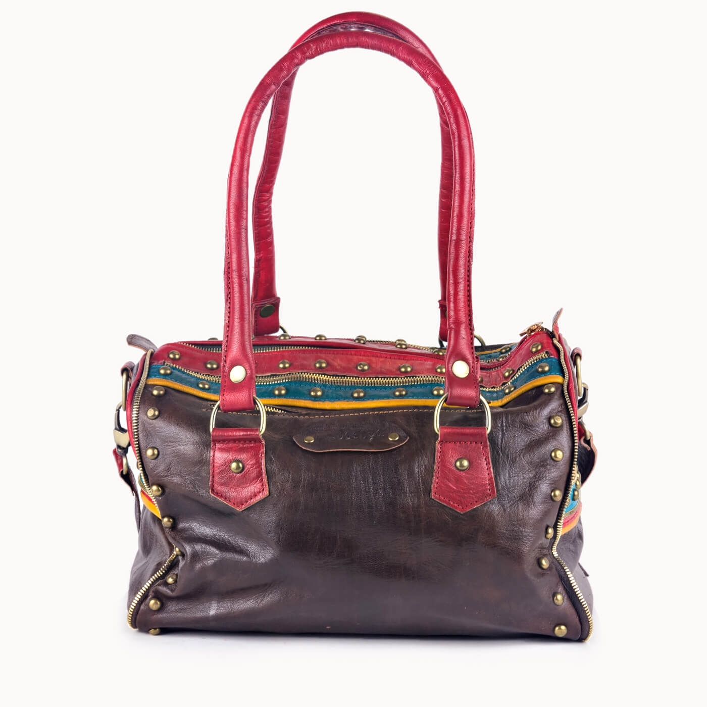 Doenya Leren Tas 'Zahar' , boho, Ibiza stijl - Doendoe Webshop