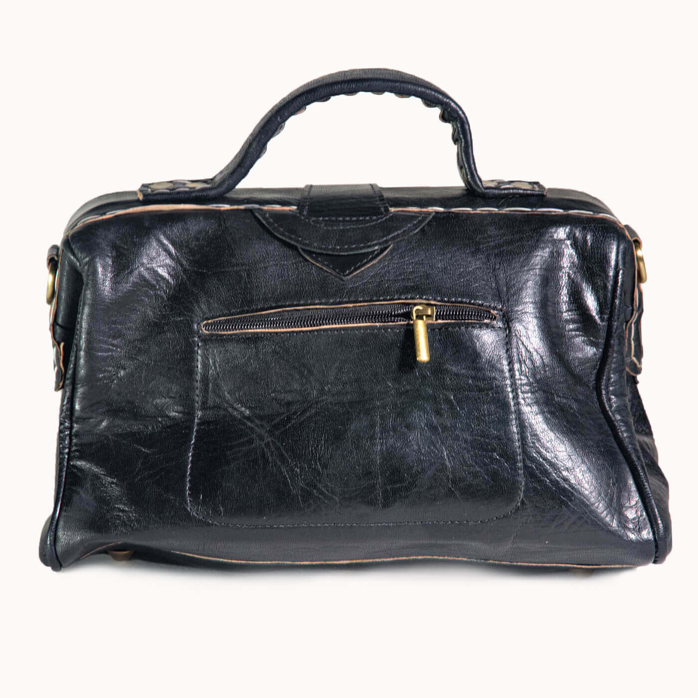Doenya Leren Tas ‘Petit’ , boho, Ibiza stijl - Doendoe Webshop