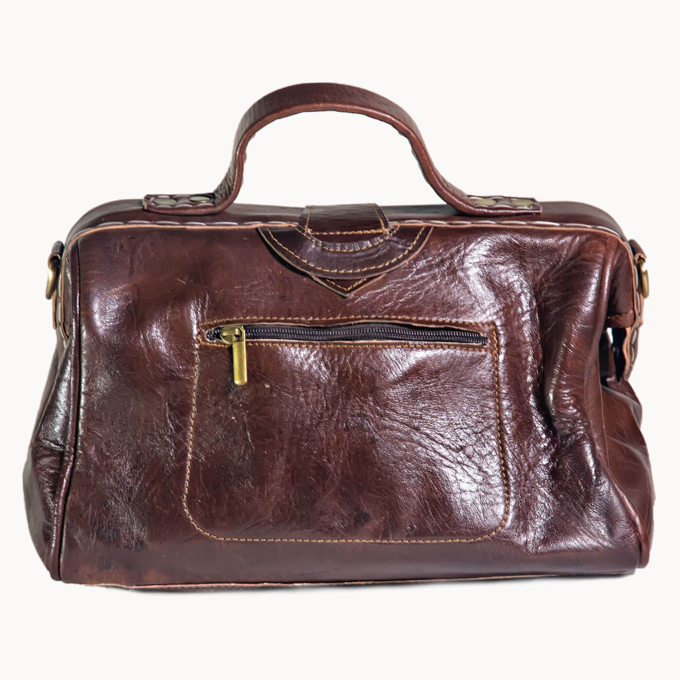 Doenya Leren Tas ‘Petit’ , boho, Ibiza stijl - Doendoe Webshop