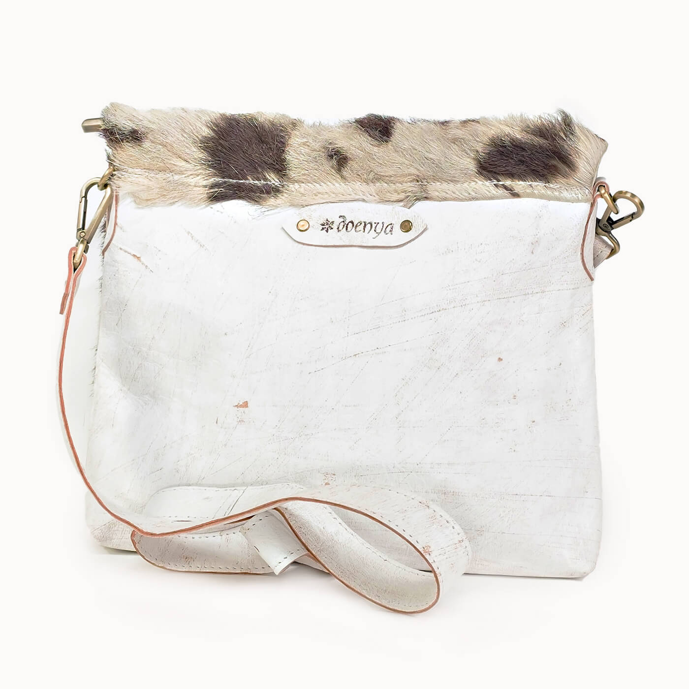 Doenya Leren Tas 'Jaden' , boho, Ibiza stijl - Doendoe Webshop
