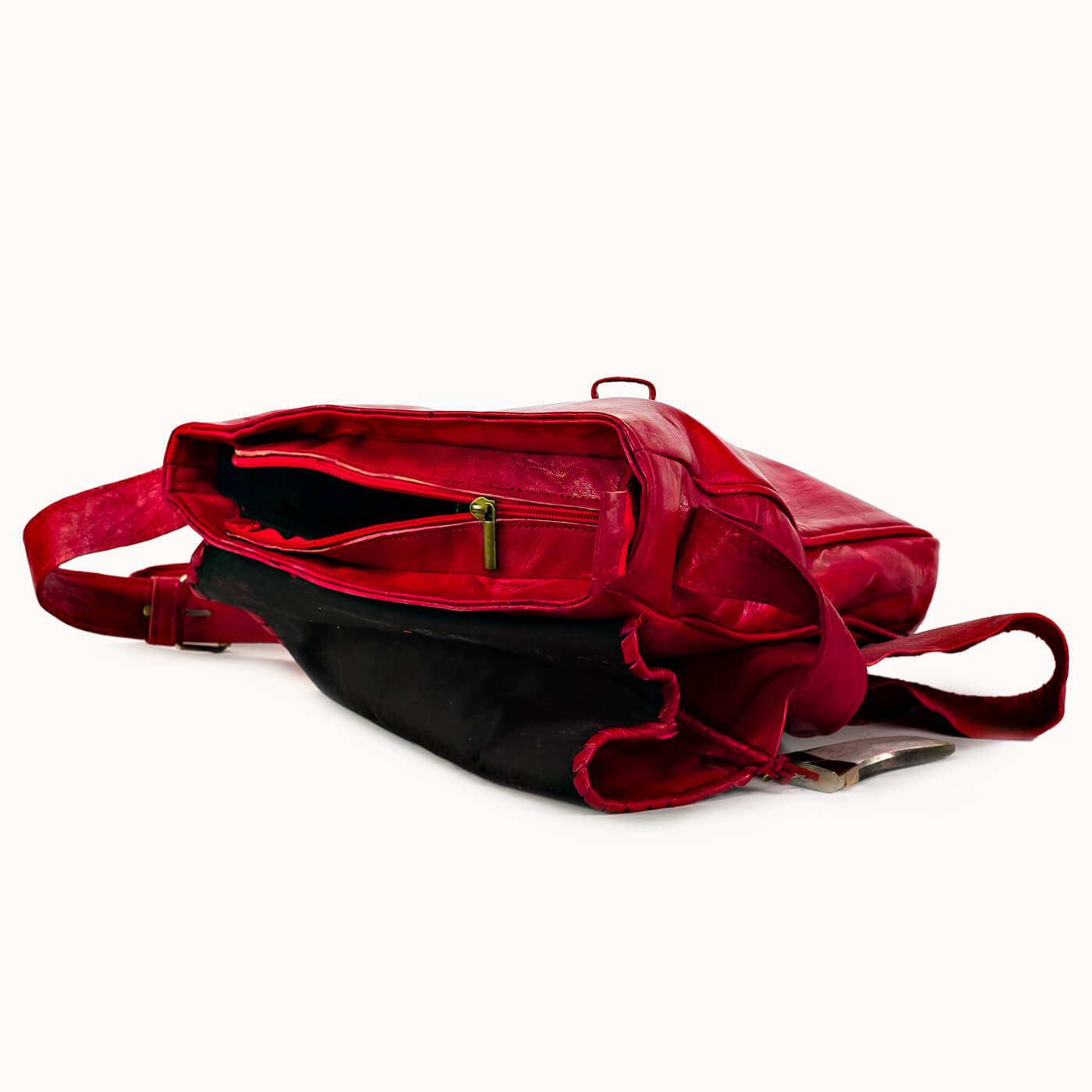 Doenya Leren Tas ‘Tribal’ , boho, Ibiza stijl - Doendoe Webshop