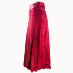 Lange Rok 'Boho', rood, boho, Ibiza stijl - Doendoe Webshop