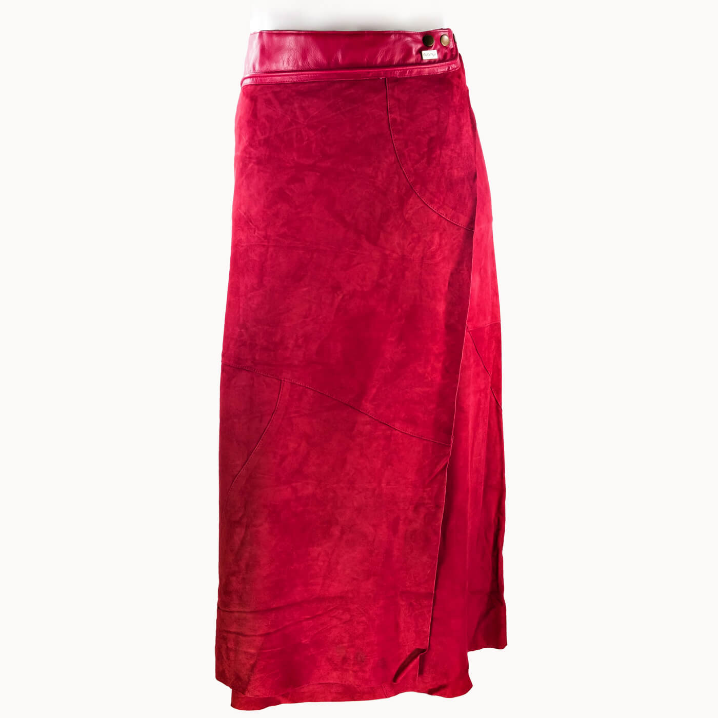 Lange Rok 'Elegance' rood, boho, Ibiza stijl - Doendoe Webshop