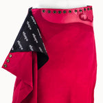 Lange Rok 'Inlay', rood, boho, Ibiza stijl - Doendoe Webshop