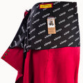 Lange Rok 'Inlay', rood, boho, Ibiza stijl - Doendoe Webshop