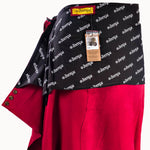 Lange Rok 'Inlay', rood, boho, Ibiza stijl - Doendoe Webshop
