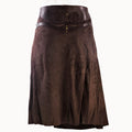 Midi Rok 'Boho', bruin, boho, Ibiza stijl - Doendoe Webshop
