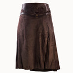 Midi Rok 'Boho', bruin, boho, Ibiza stijl - Doendoe Webshop