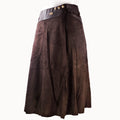 Midi Rok 'Boho', bruin, boho, Ibiza stijl - Doendoe Webshop