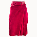 Midi Rok 'Boho', rood, boho, Ibiza stijl - Doendoe Webshop