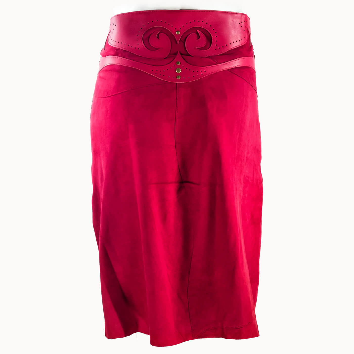 Midi Rok 'Boho', rood, boho, Ibiza stijl - Doendoe Webshop