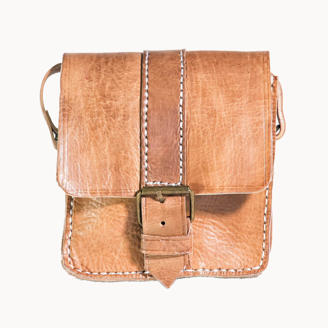 Doenya Leren Tasje ‘Pico’ , boho, Ibiza stijl - Doendoe Webshop