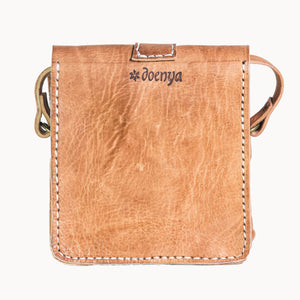 Doenya Leren Tasje ‘Pico’ , boho, Ibiza stijl - Doendoe Webshop