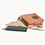 Doenya Leren Tasje ‘Pico’ , boho, Ibiza stijl - Doendoe Webshop