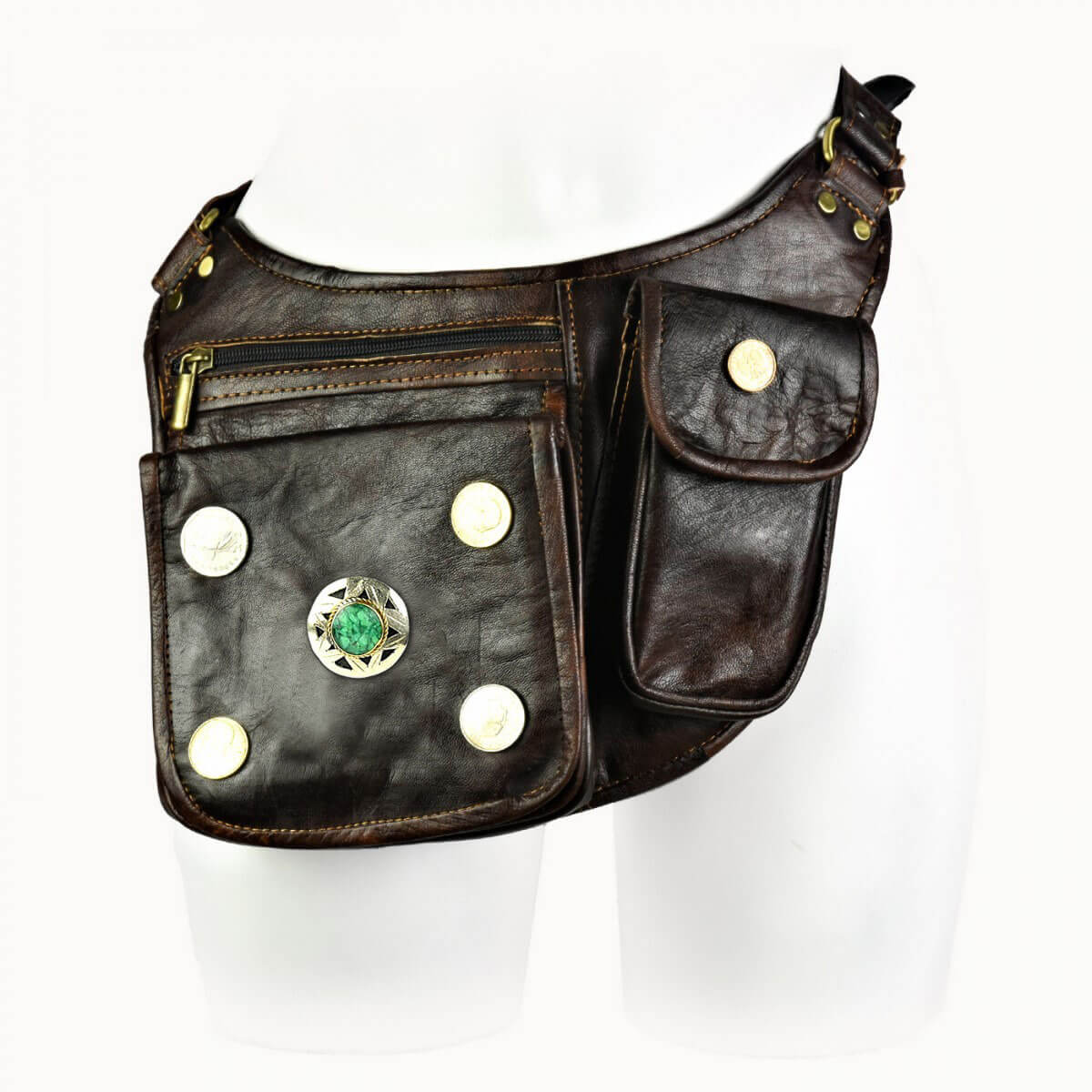 Doenya Heuptas 'Rabat' bruin, boho, Ibiza stijl - Doendoe Webshop