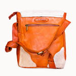 Doenya Leren Tas ‘Diagonale’ , boho, Ibiza stijl - Doendoe Webshop
