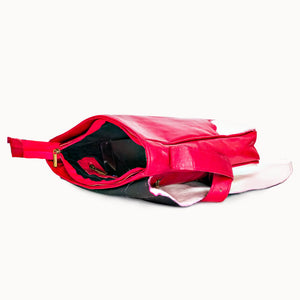 Doenya Leren Tas ‘Diagonale’ , boho, Ibiza stijl - Doendoe Webshop