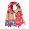 Doenya Sjaal ‘Grandma Flowerblocks' , boho, Ibiza stijl - Doendoe Webshop
