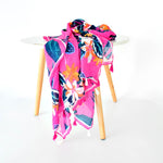 Doenya Sjaal ‘Hot Pink Jungle' , boho, Ibiza stijl - Doendoe Webshop